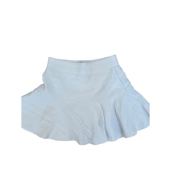 L'Etoile Sport Pleated Textured Stretchjersey Tennis Skirt White Size Small - Picture 5 of 8
